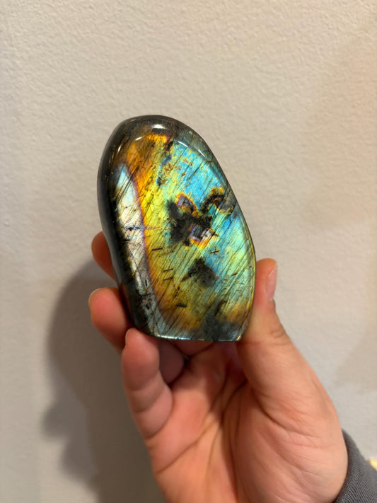 Labradorite Freeform w/ Rainbow Flash - Lrg