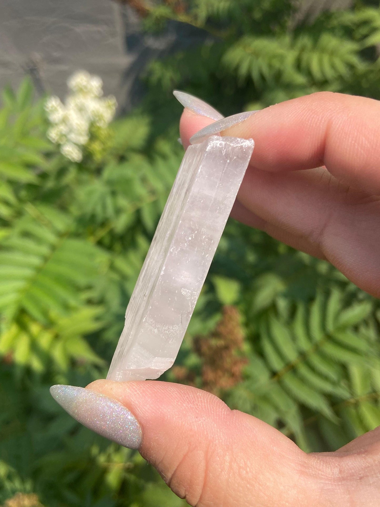 Pink Kunzite Specimen: Gemstone Display (2.5" x 0.75" x 0.5")