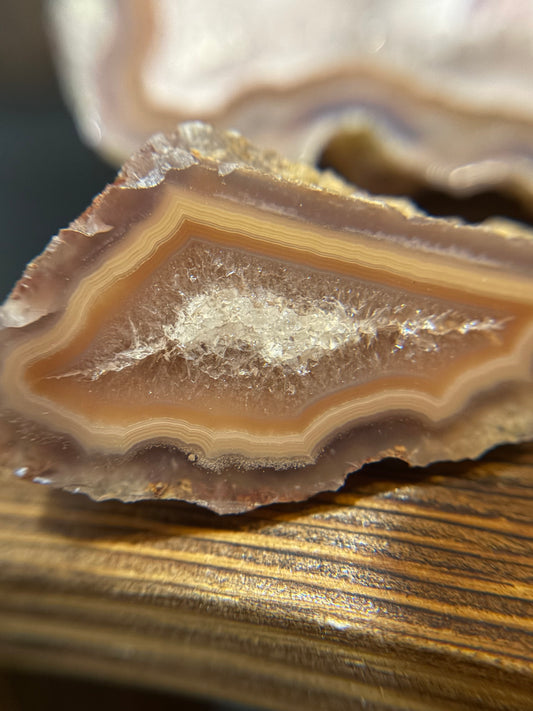 Orange and Purple Laguna Agate