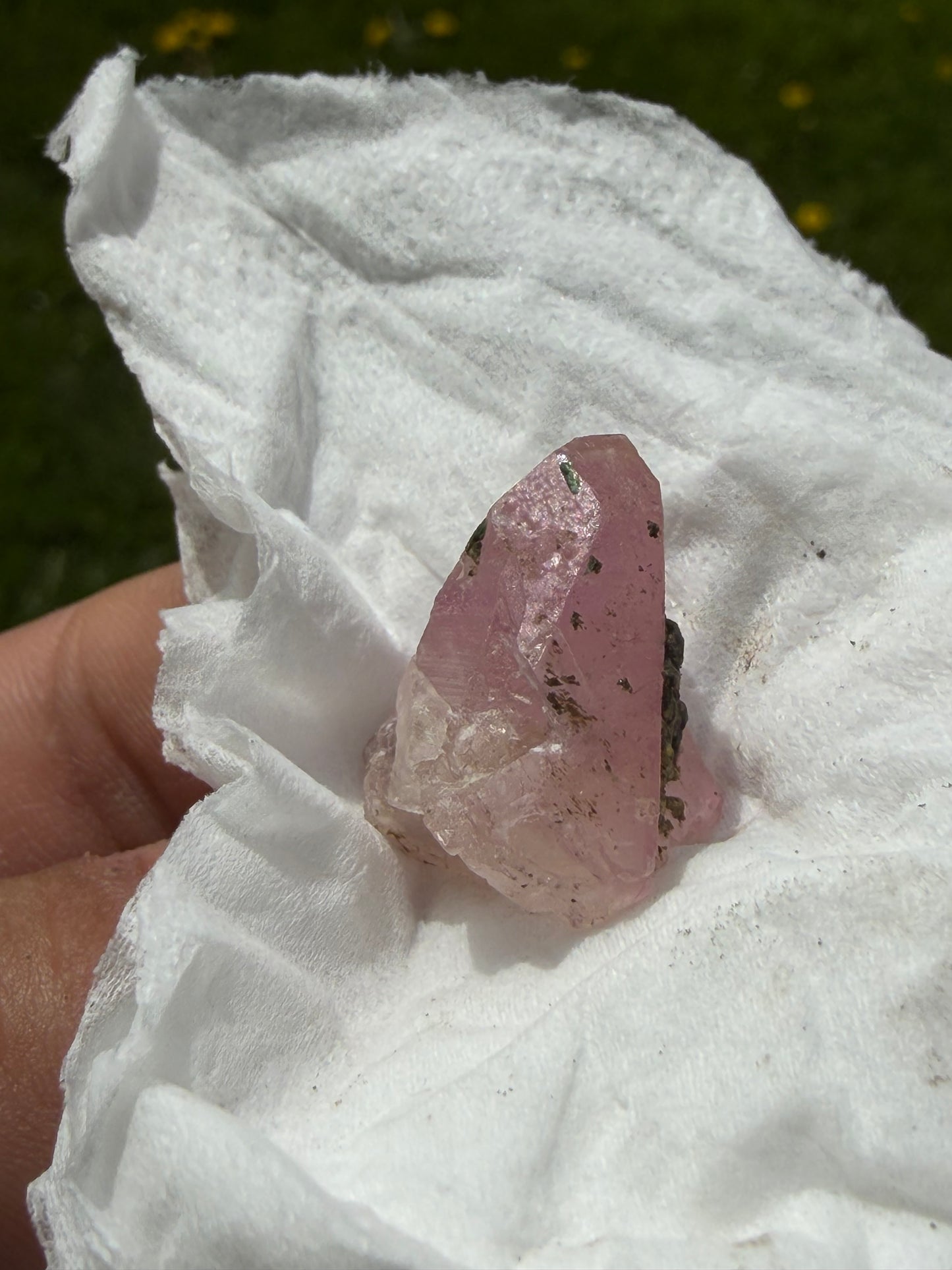 Cobaltoan Calcite - Medium Point, from the DR of Congo