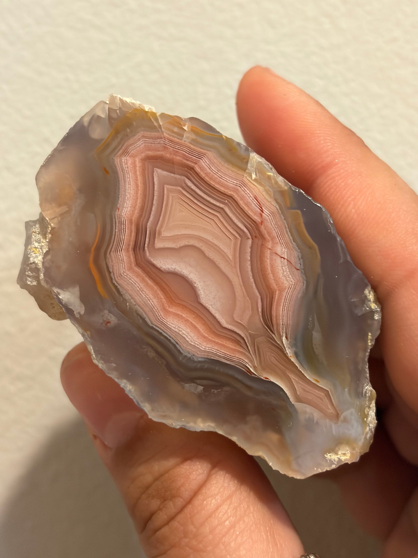 Pink and Blue Laguna Agate
