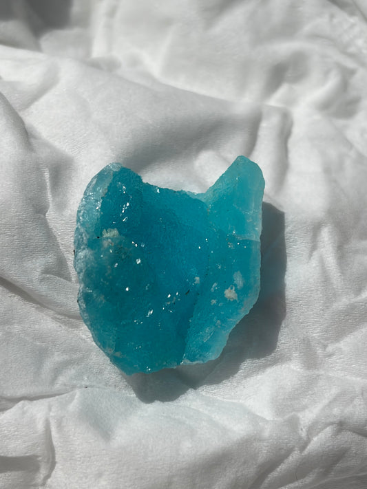 Blue Hemimorphite from the DR of Congo