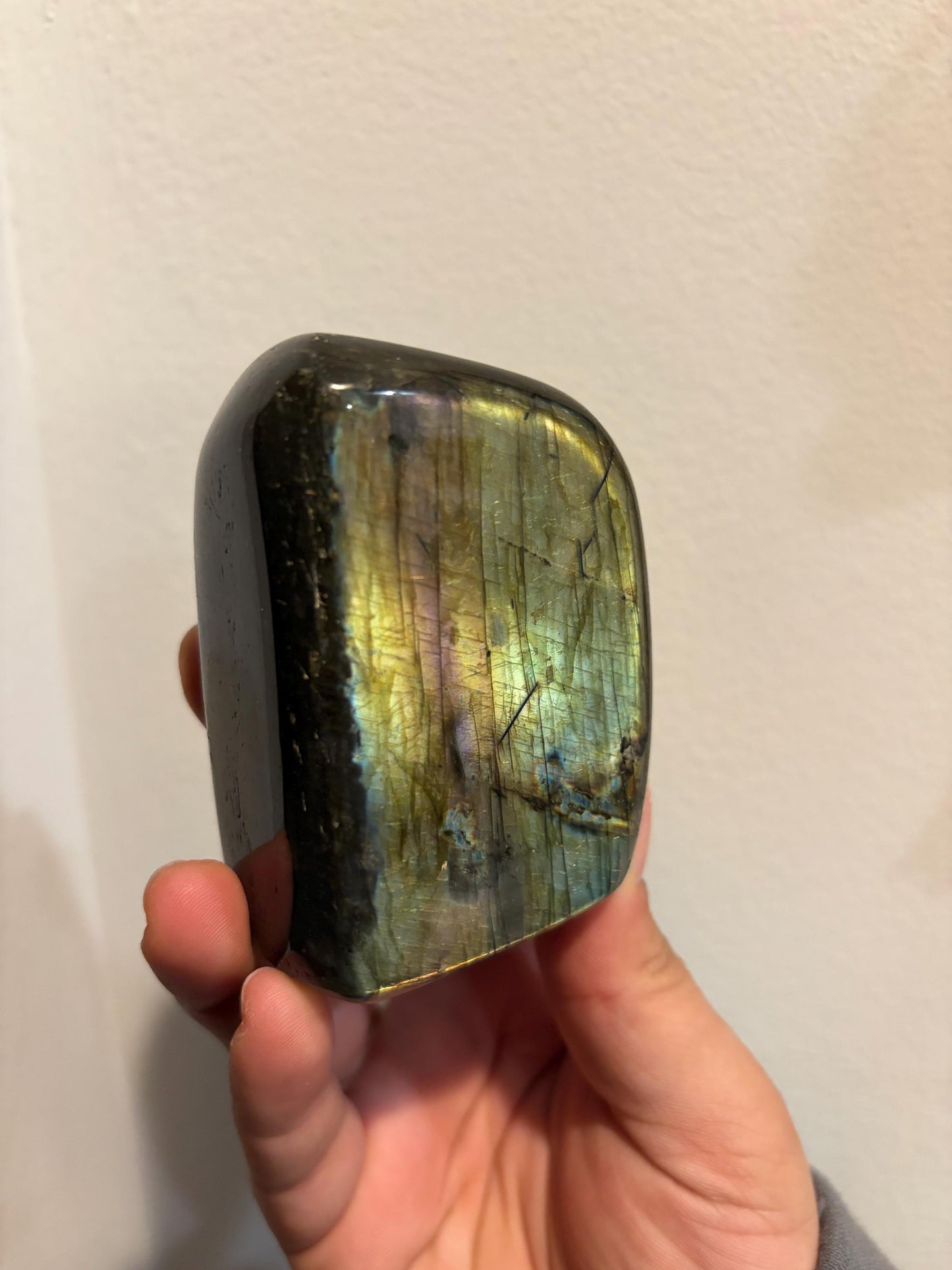 Labradorite Freeform w/ Green and Red Flash