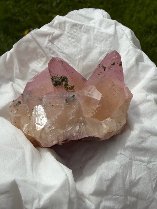 Cobaltoan Calcite - Large Point Cluster