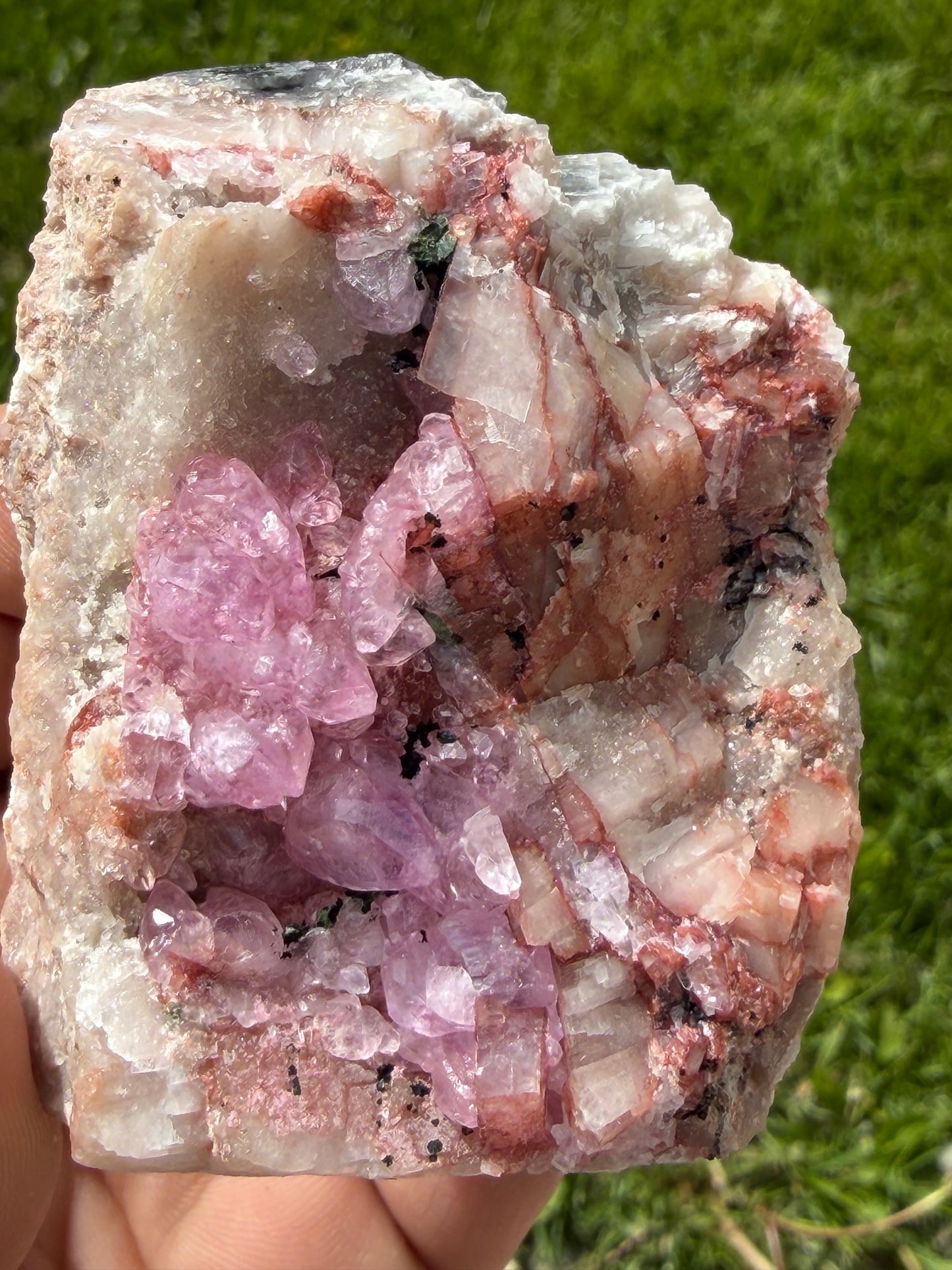 Cobaltoan Calcite - Extra Large Point Cluster, from the DR of Congo
