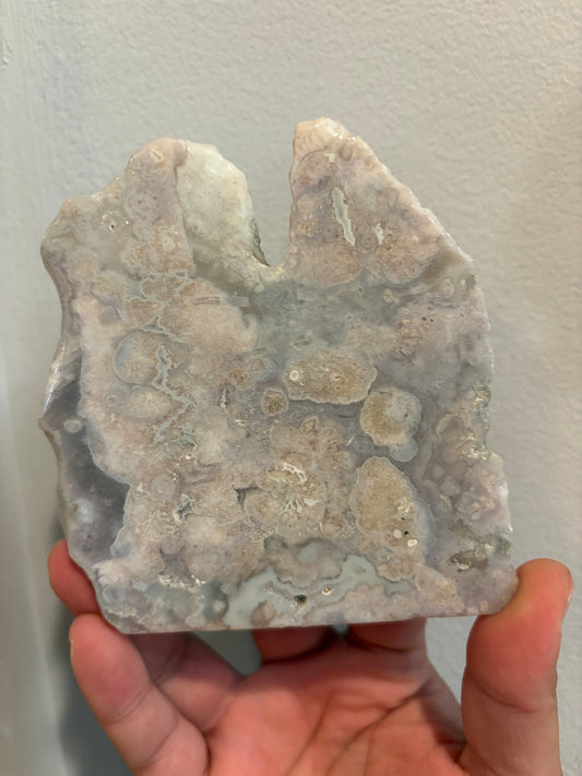 Pink and Purple Moss Agate Slab
