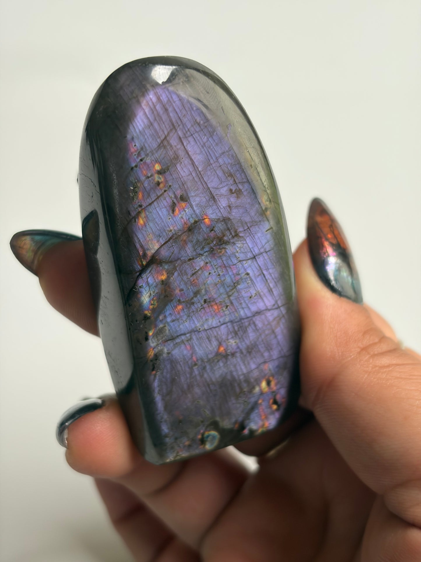 Labradorite Freeform w/ Purple Flash from Madagascar