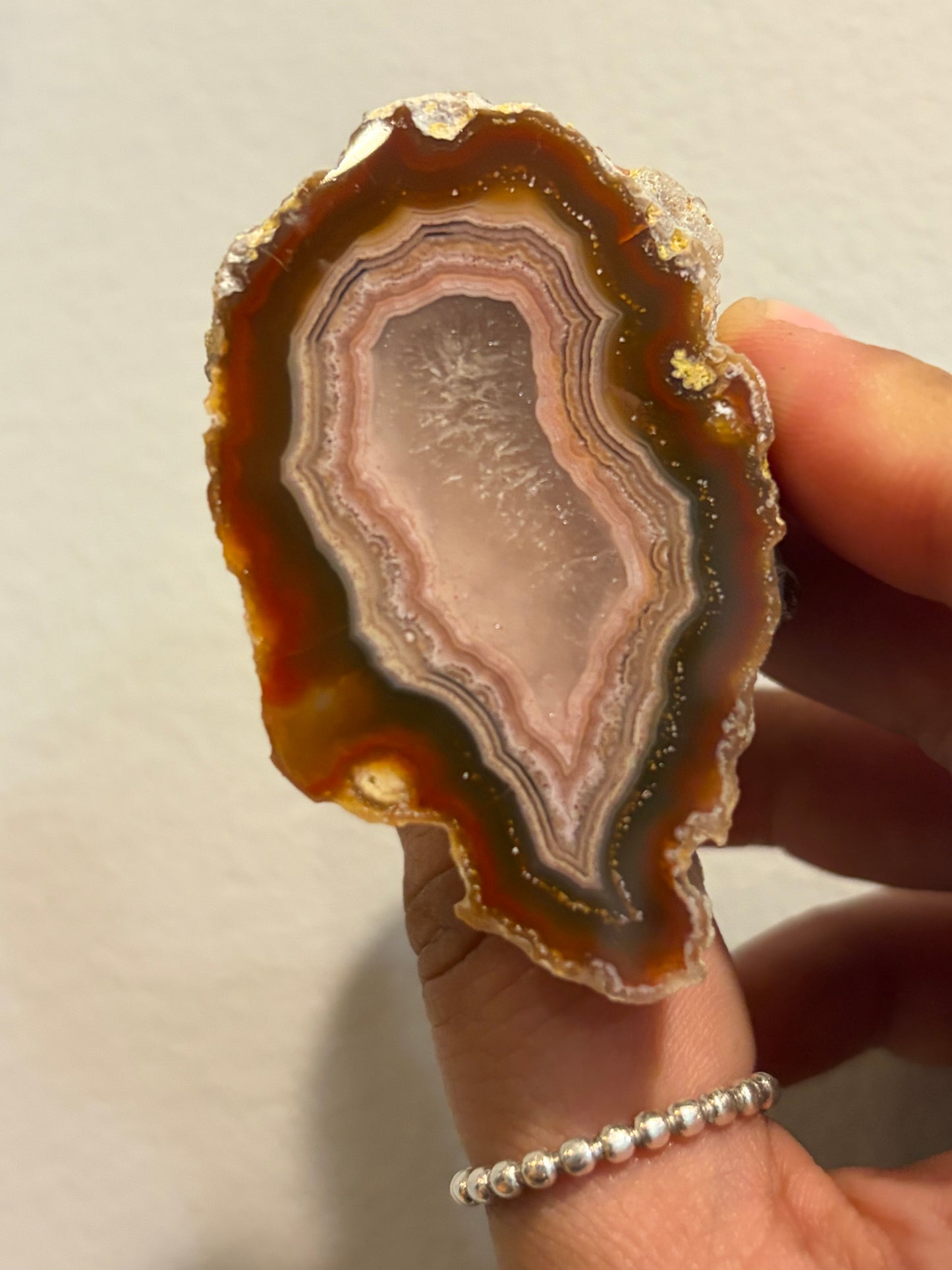 Red and Pink Laguna Agate