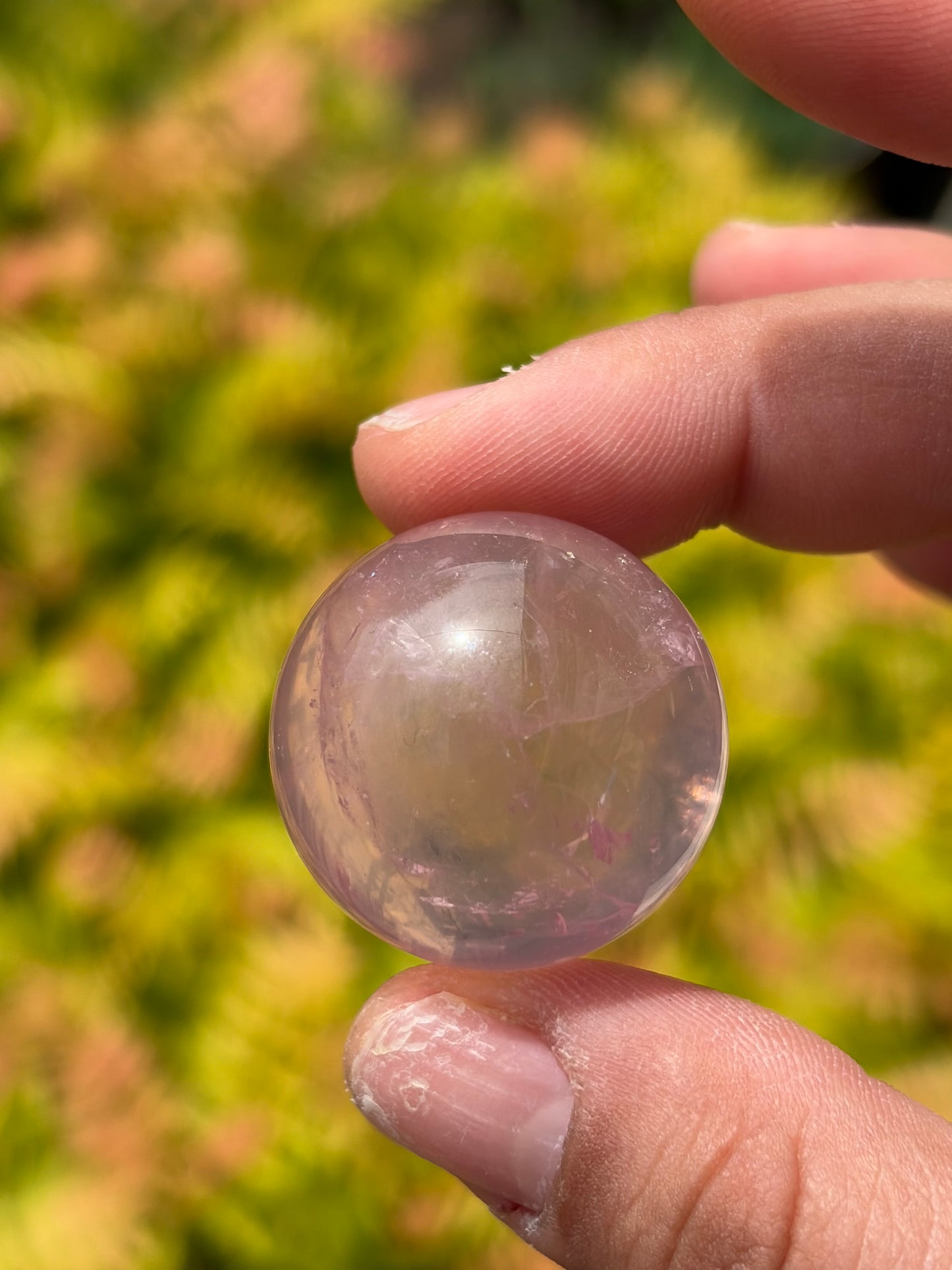 HQ Star Rose Quartz Sphere - Madagascar