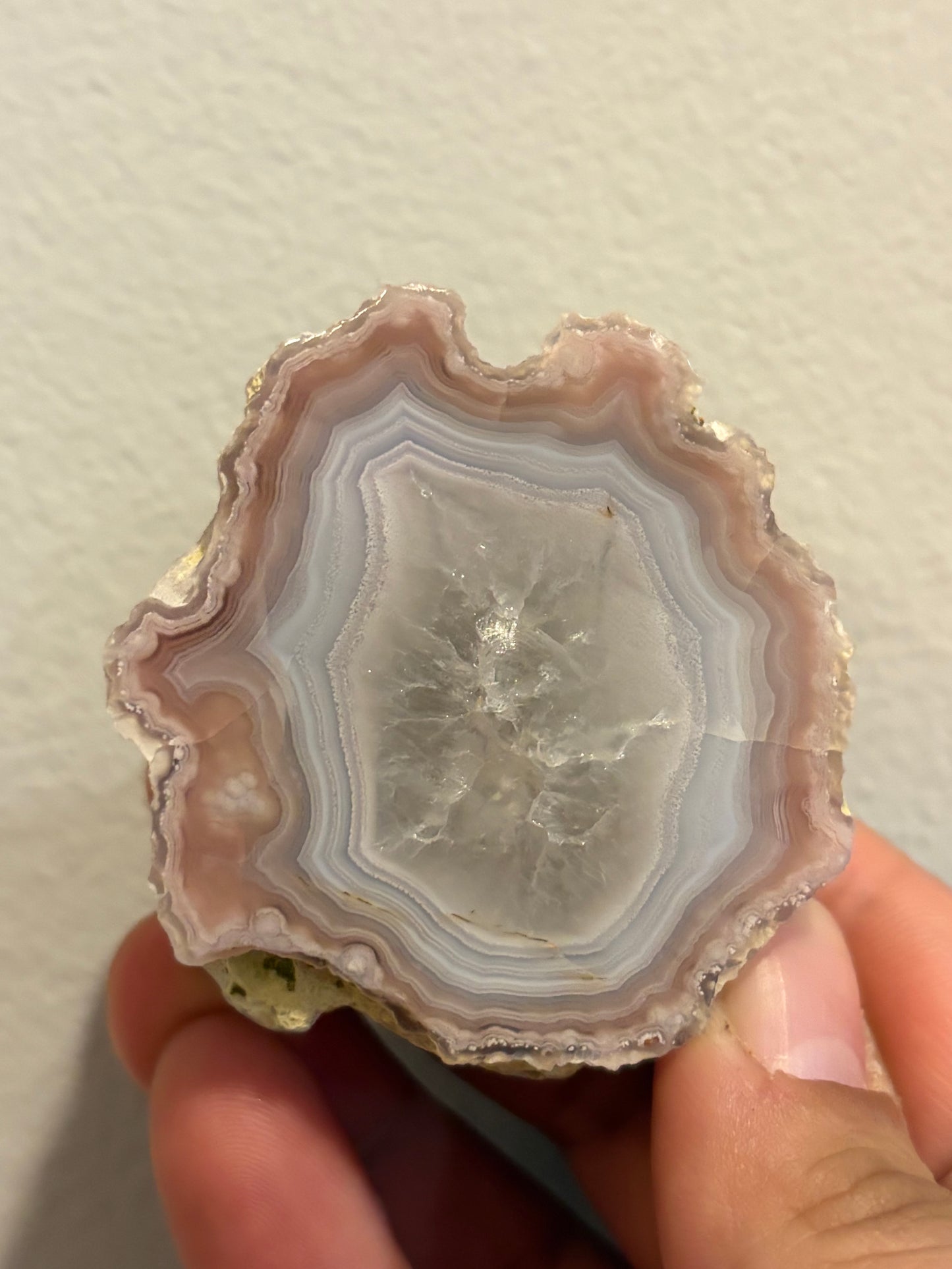Pastel Pink and Blue Laguna Agate