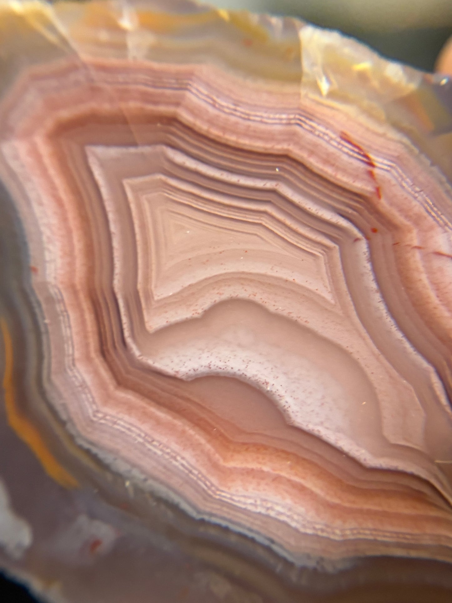 Pink and Blue Laguna Agate