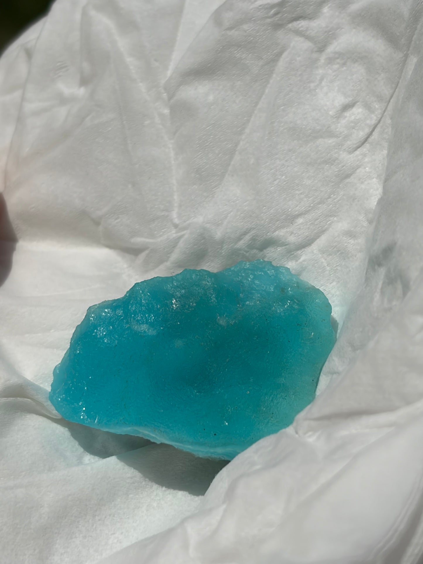 Blue Hemimorphite with Banding from the DR of Congo