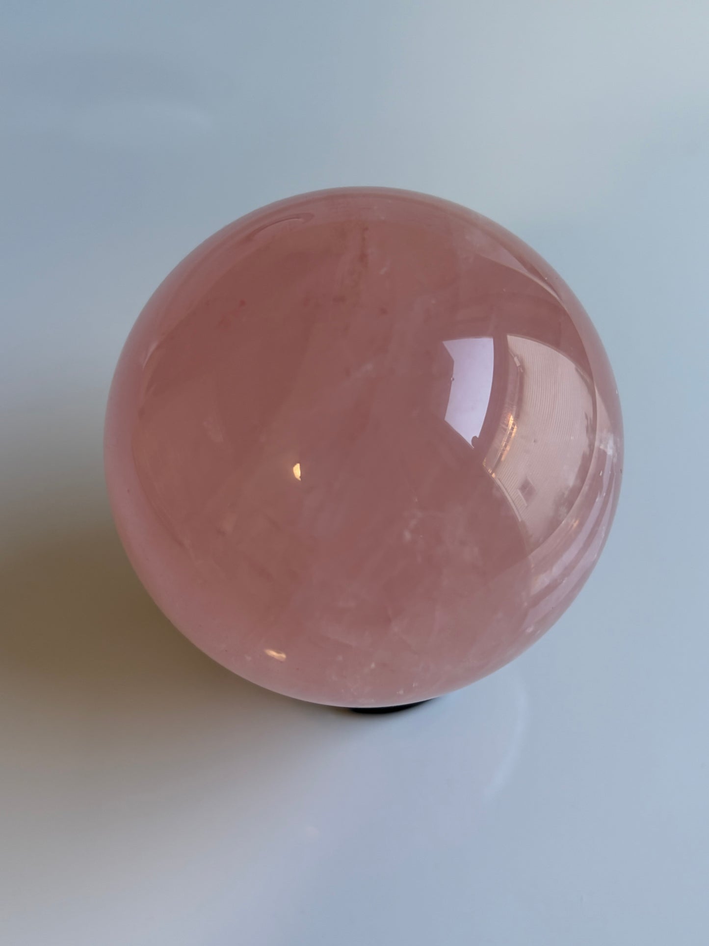 Bubblegum Star Rose Quartz Sphere - 56