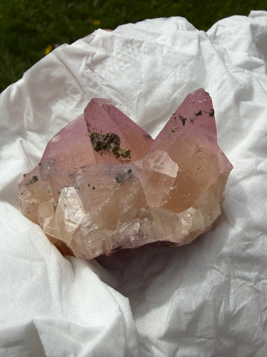 Cobaltoan Calcite - Large Point Cluster