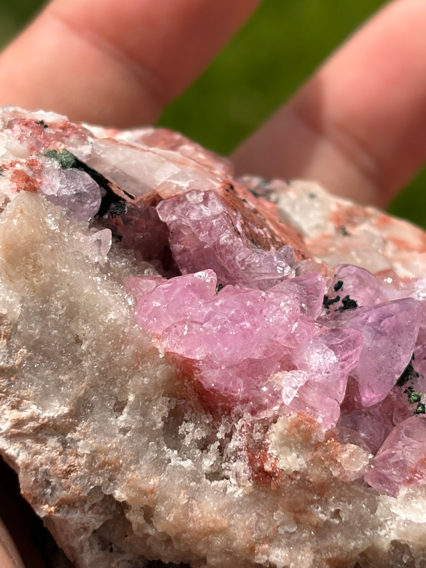 Cobaltoan Calcite - Extra Large Point Cluster, from the DR of Congo