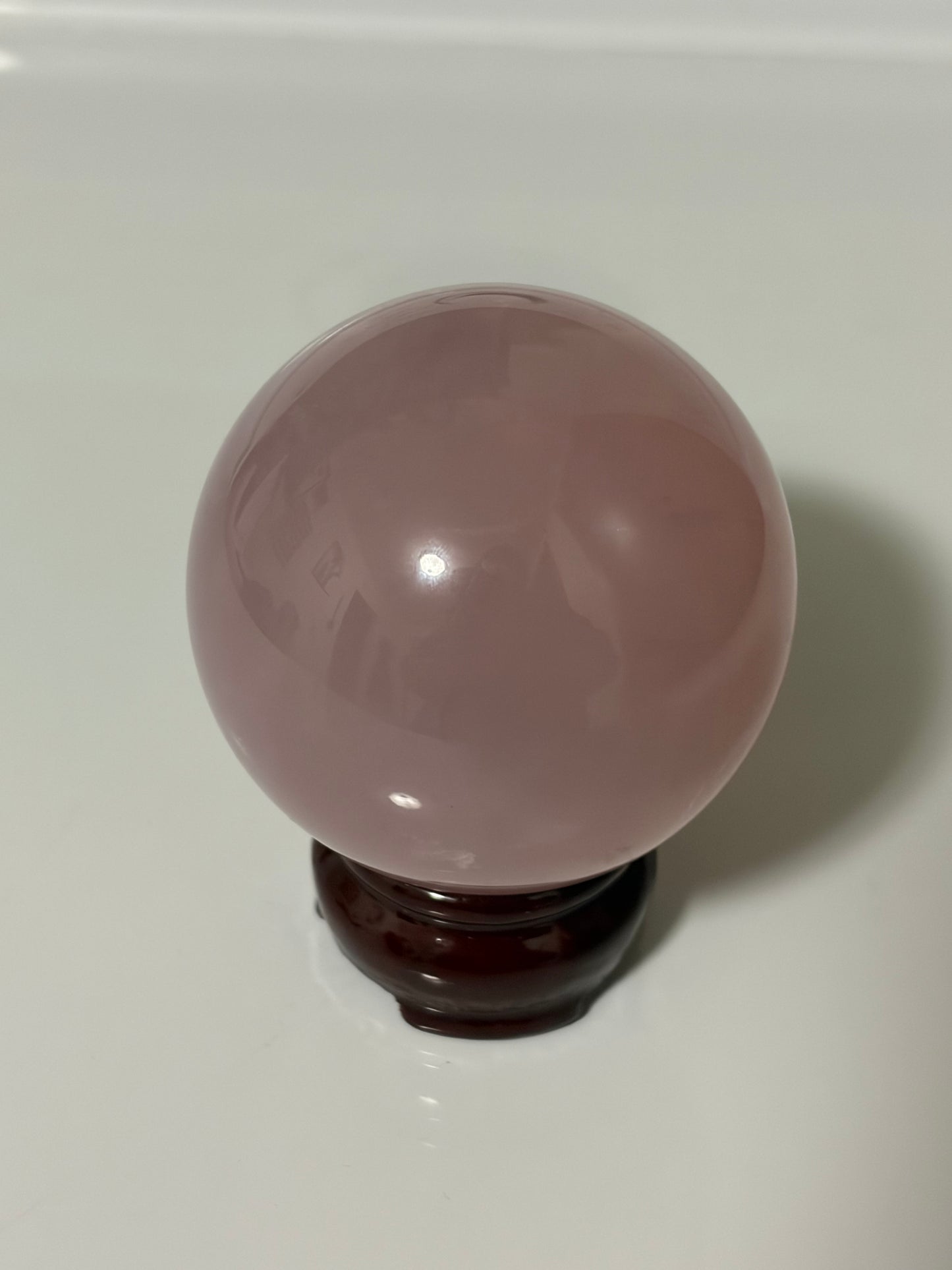 12-Ray Star Lavender Rose Quartz Sphere