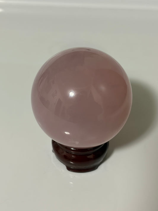 12-Ray Star Lavender Rose Quartz Sphere