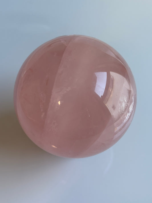 Bubblegum Star Rose Quartz Sphere - 58
