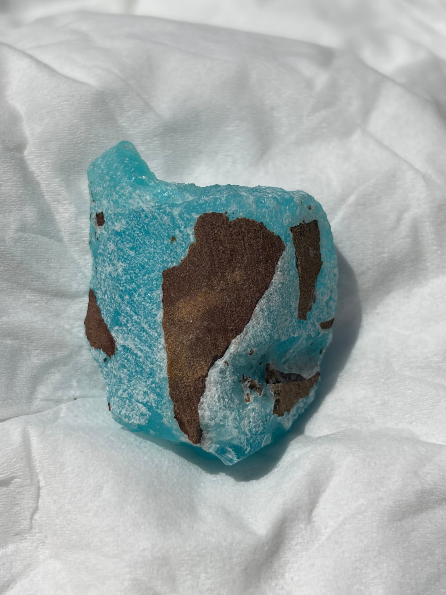 Blue Hemimorphite from the DR of Congo