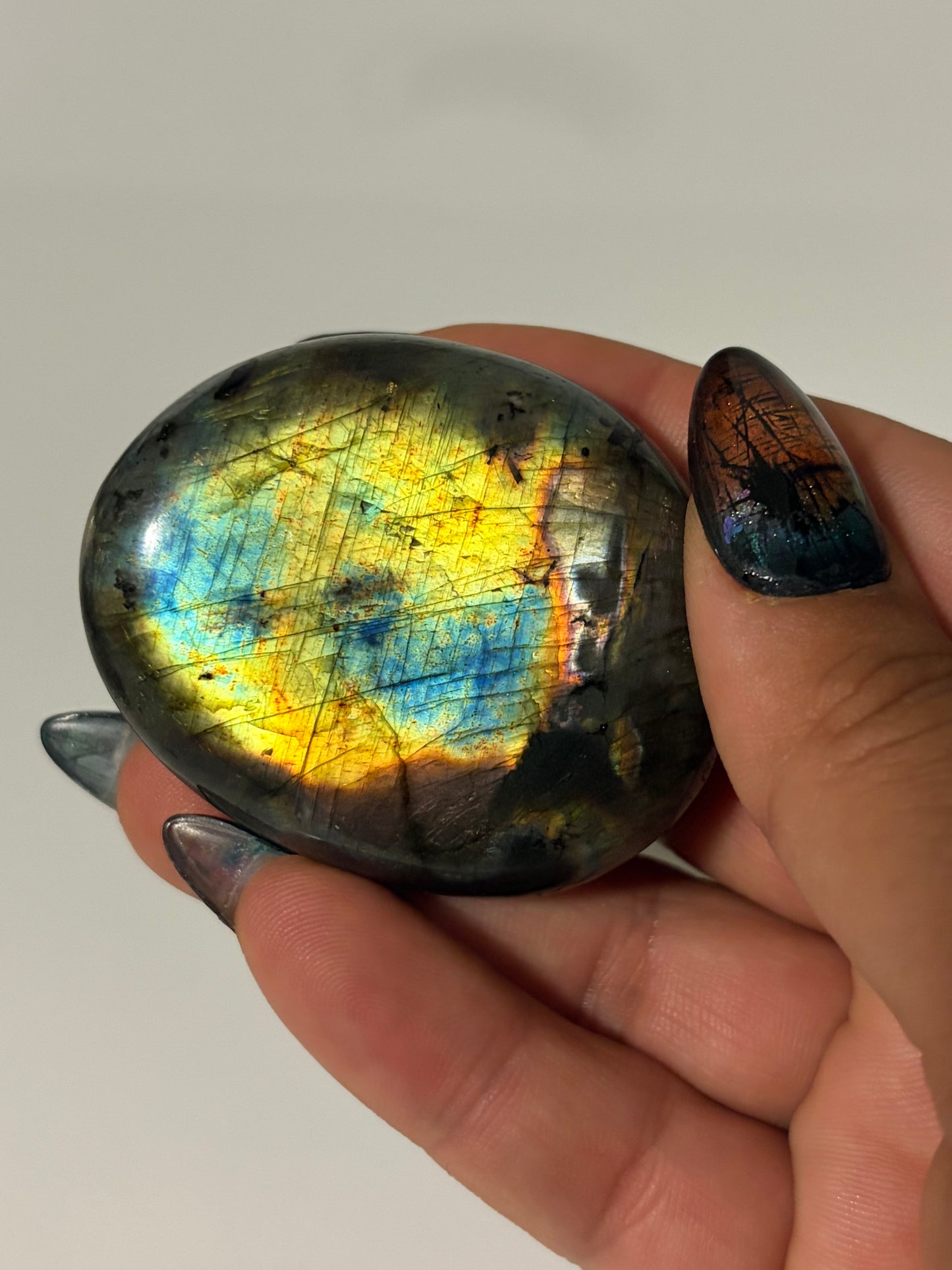 HQ Labradorite Palm Stone - Choose Your Own