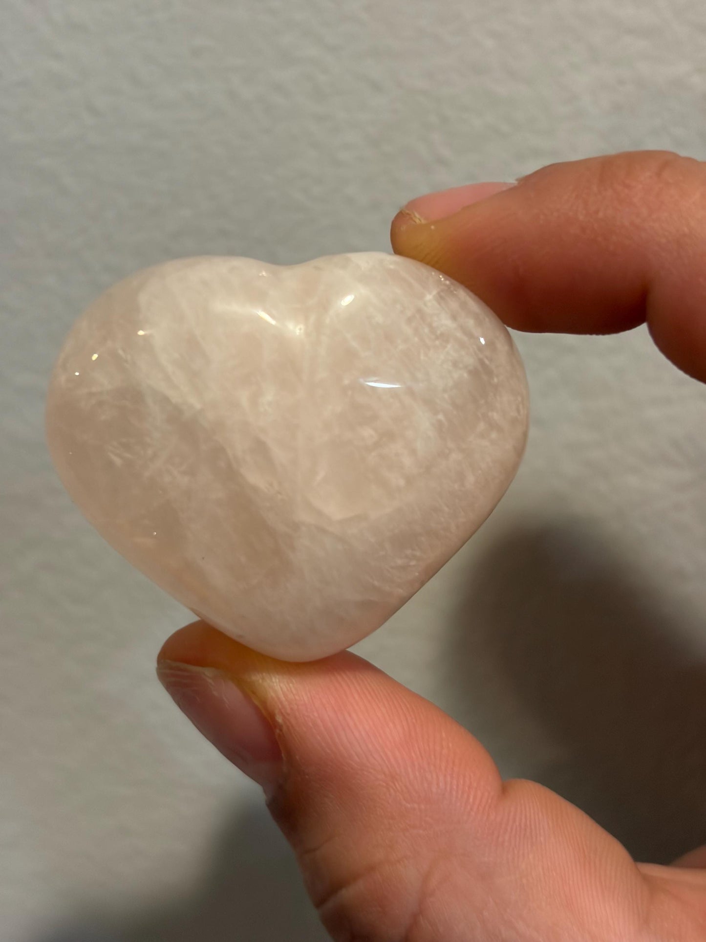 Rose Quartz Hearts (Two)