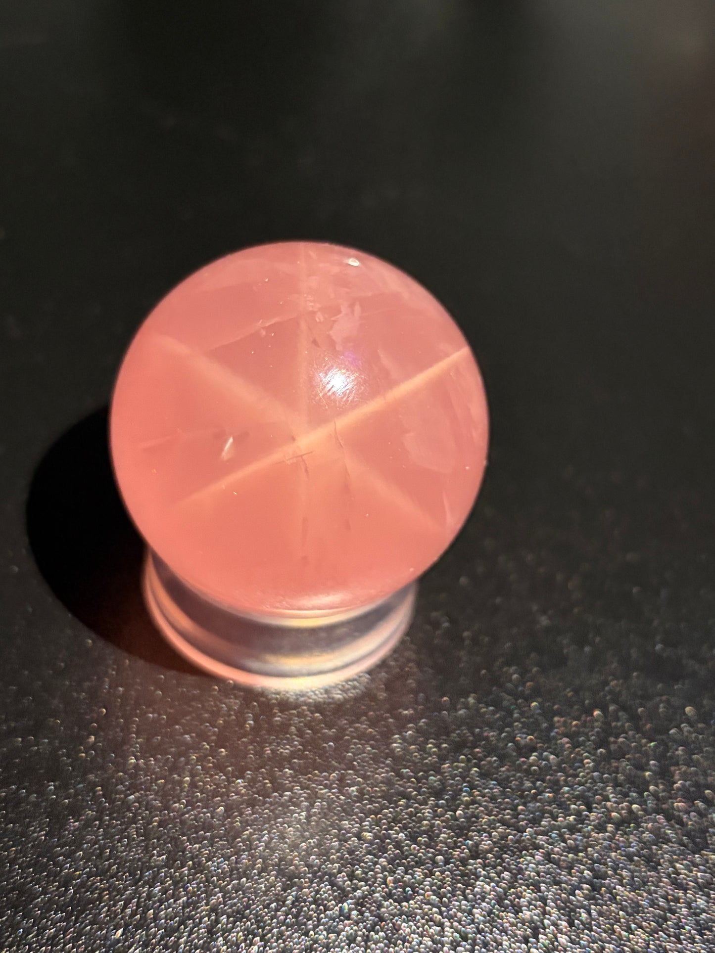 Star Madagascar Juicy Rose Quartz Sphere
