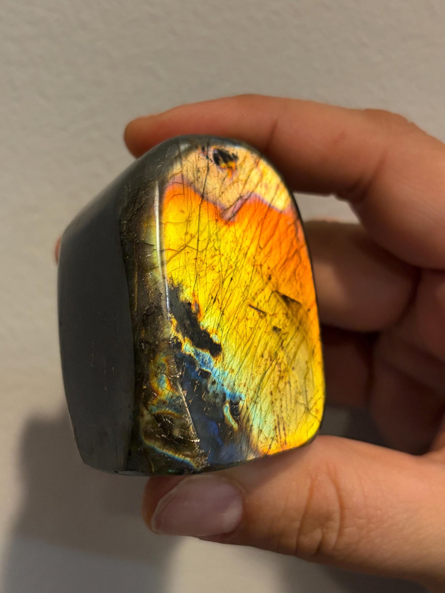 Labradorite Freeform w/ Rainbow Flash