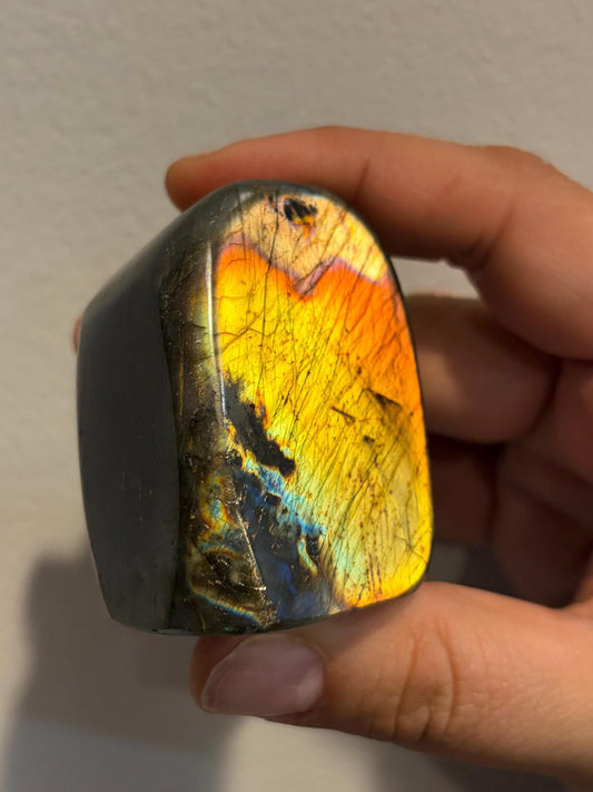 Labradorite Freeform w/ Rainbow Flash