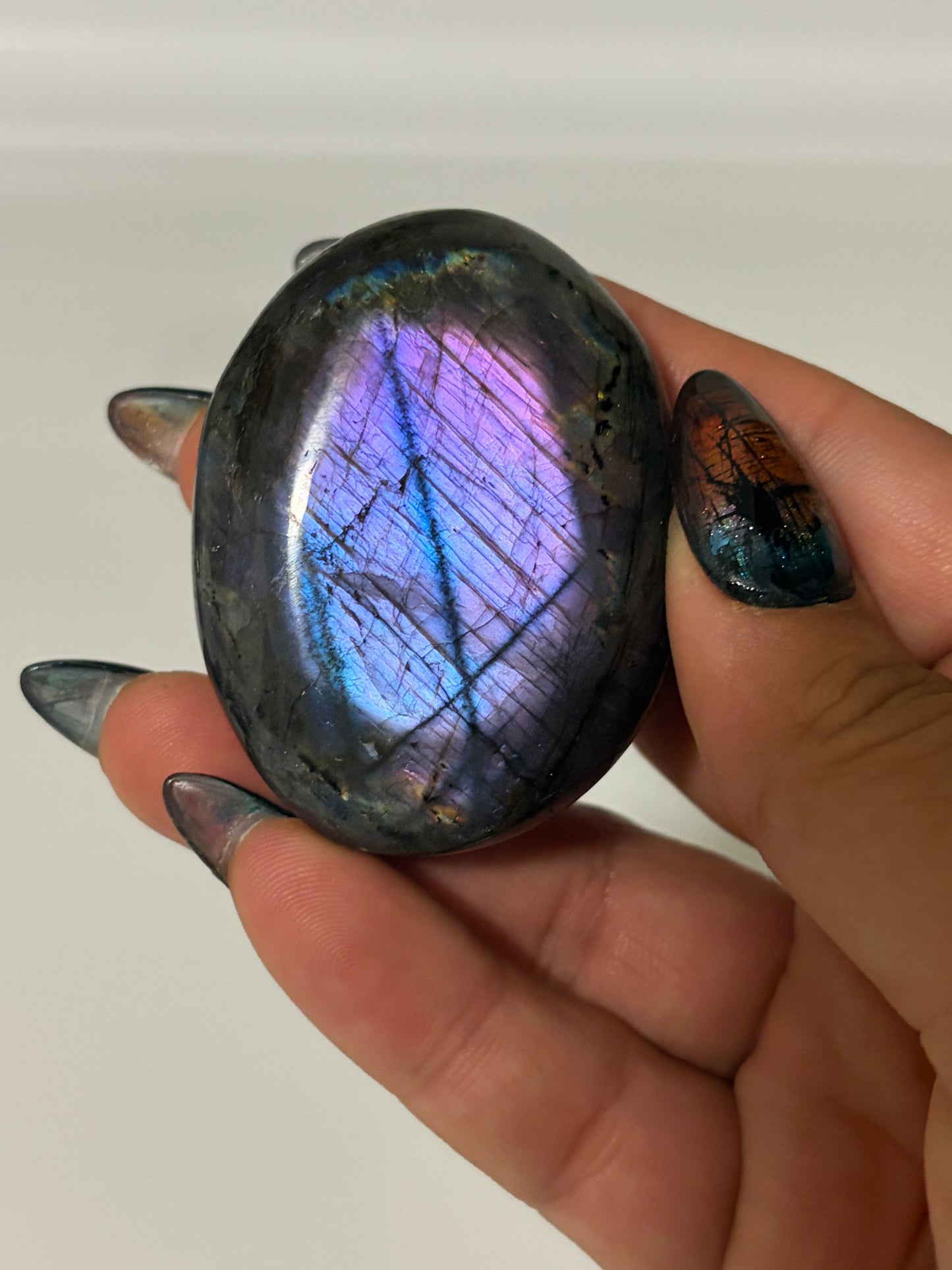 HQ Labradorite Palm Stone - Choose Your Own