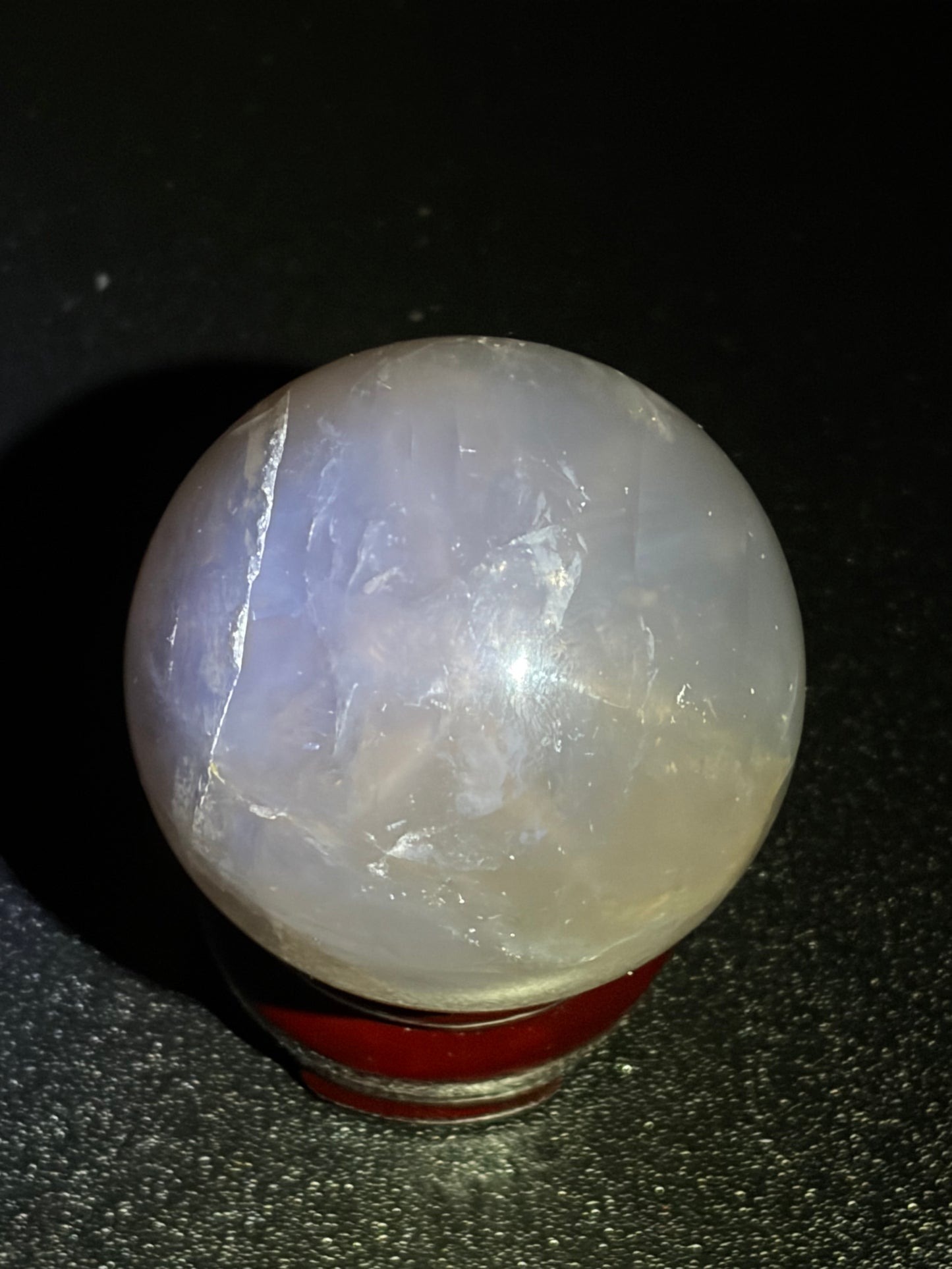 Star Blue Rose Quartz Sphere from Madagascar