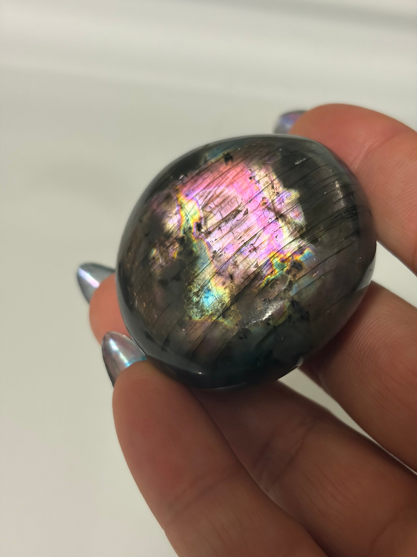 HQ Labradorite Palm Stone - Choose Your Own