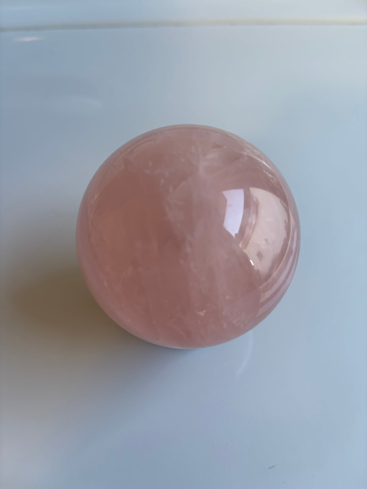 Bubblegum Star Rose Quartz Sphere - 55