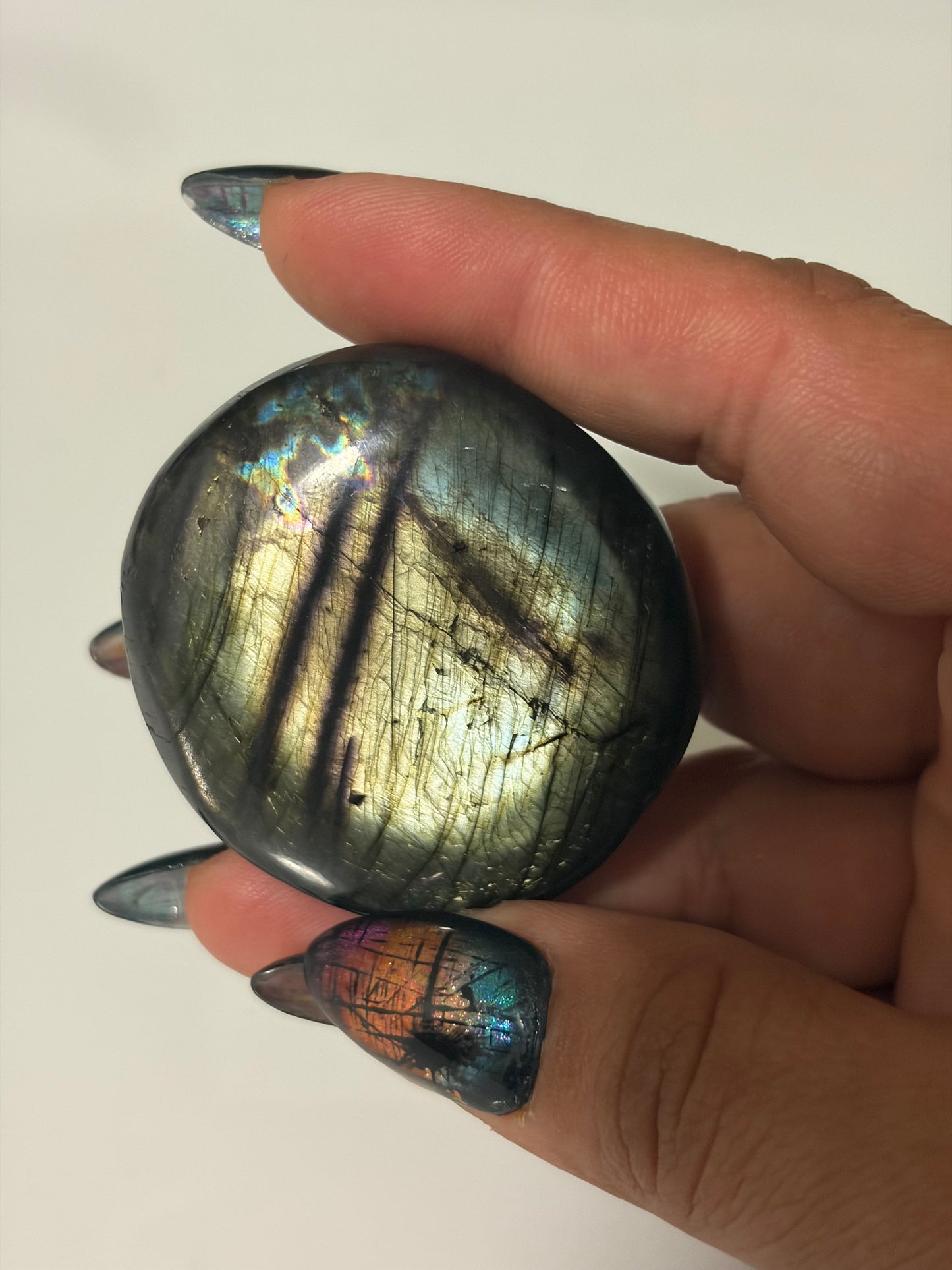 HQ Labradorite Palm Stone - Choose Your Own
