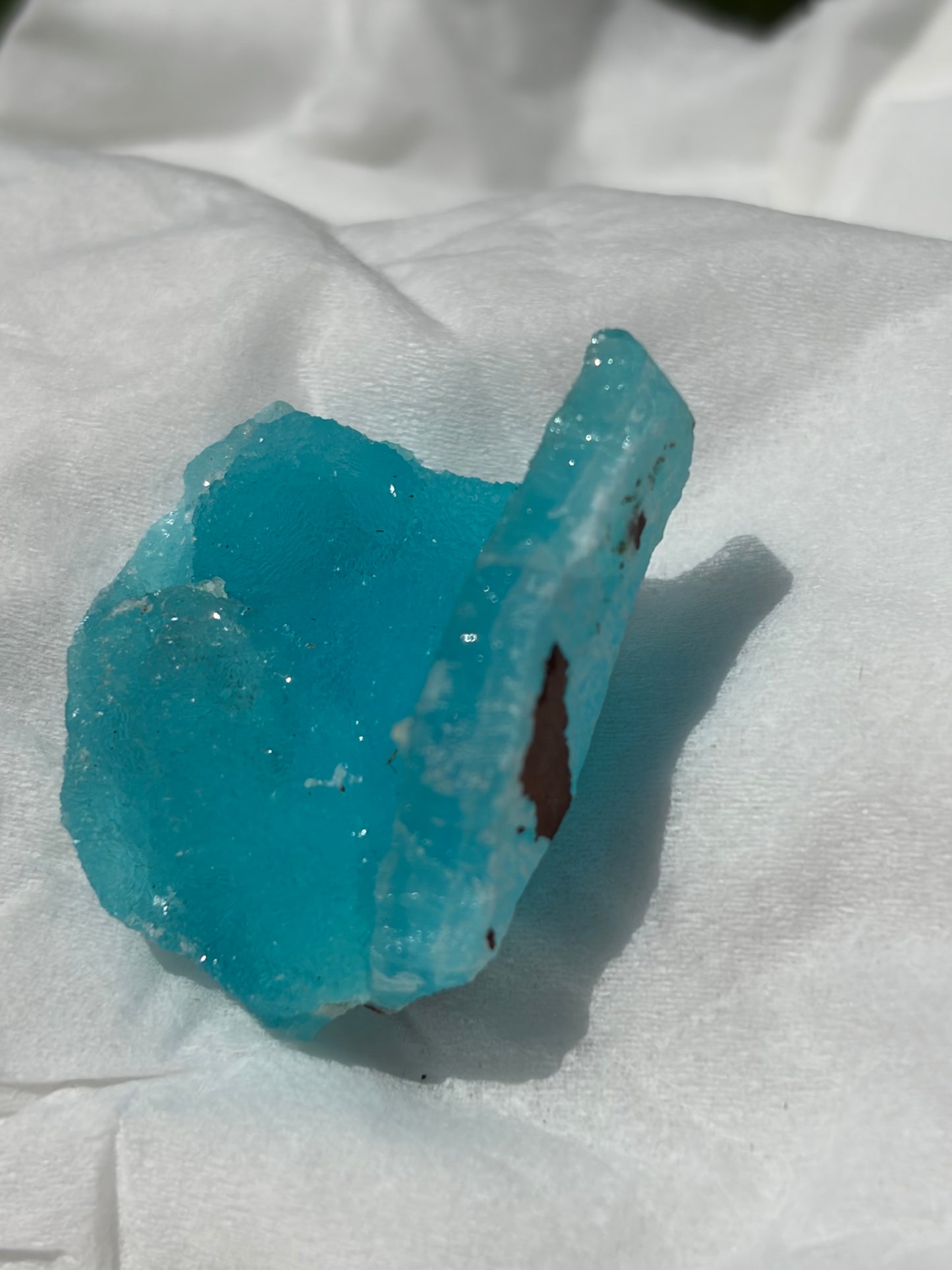Blue Hemimorphite from the DR of Congo