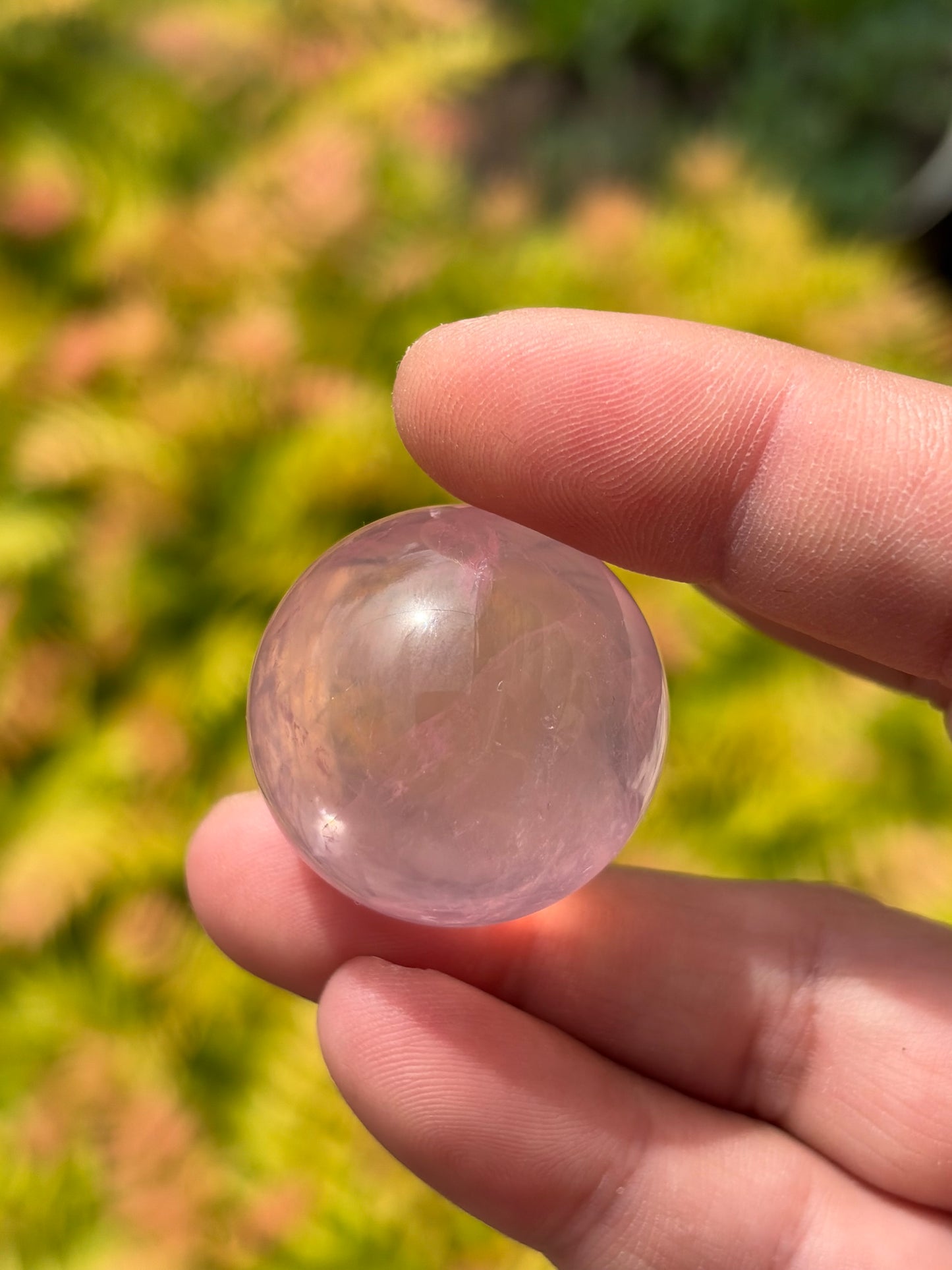 HQ Star Rose Quartz Sphere - Madagascar