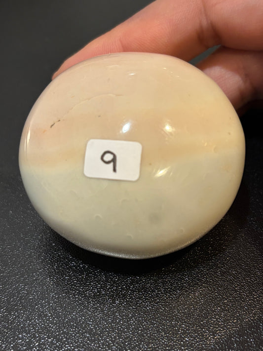 Pastel Sea Jasper Palm Stone