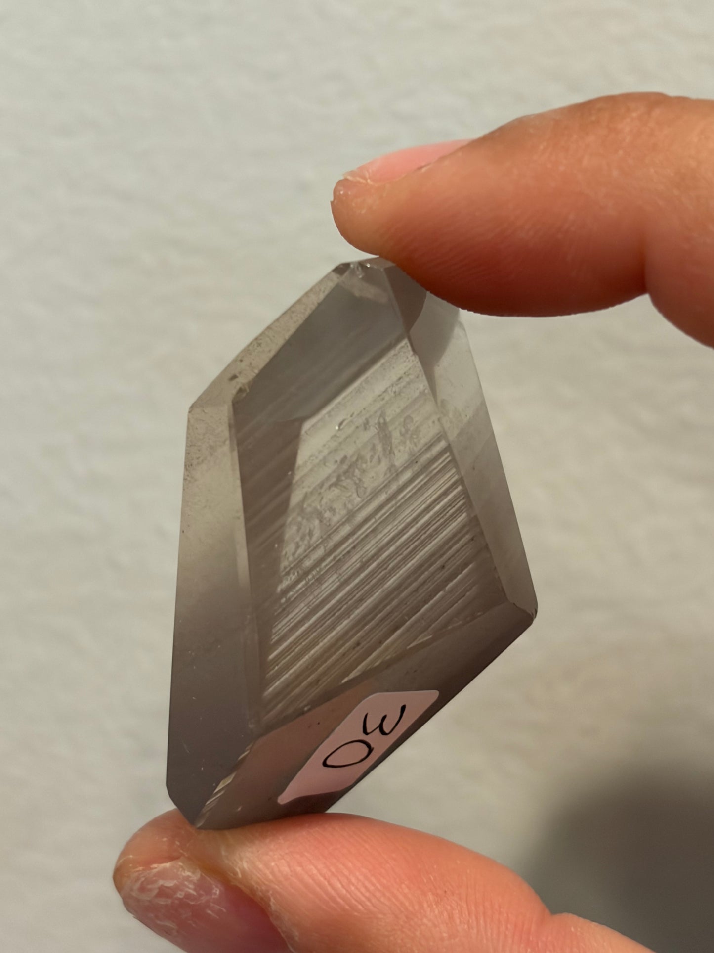 Pink Lithium in Quartz Freeform