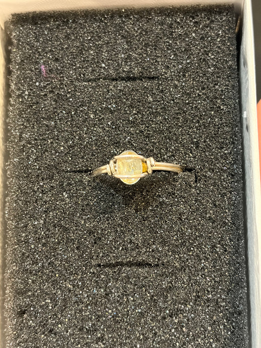 Hand-wrapped Moonstone Ring
