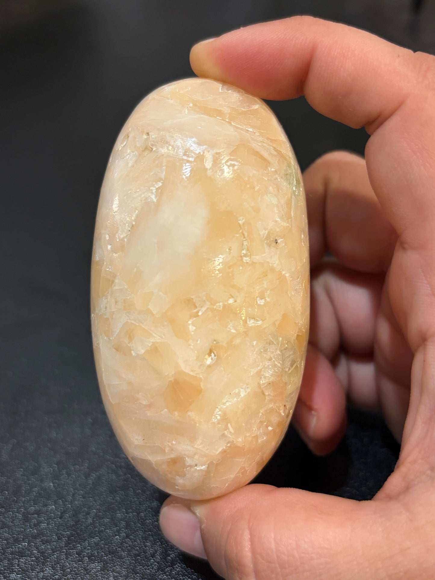 Peach Scolecite Shiva