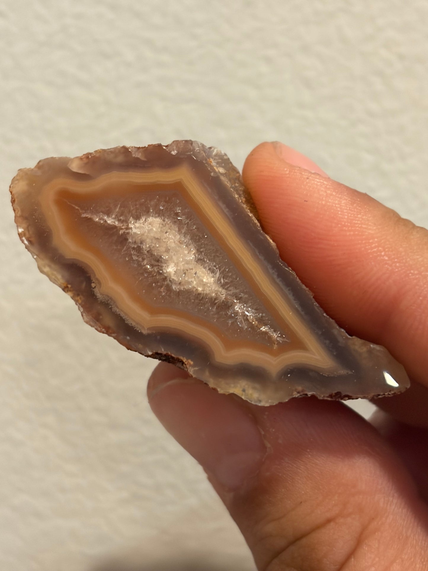 Orange and Purple Laguna Agate
