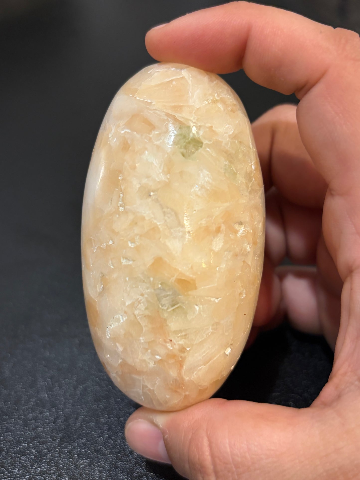Peach Scolecite Shiva