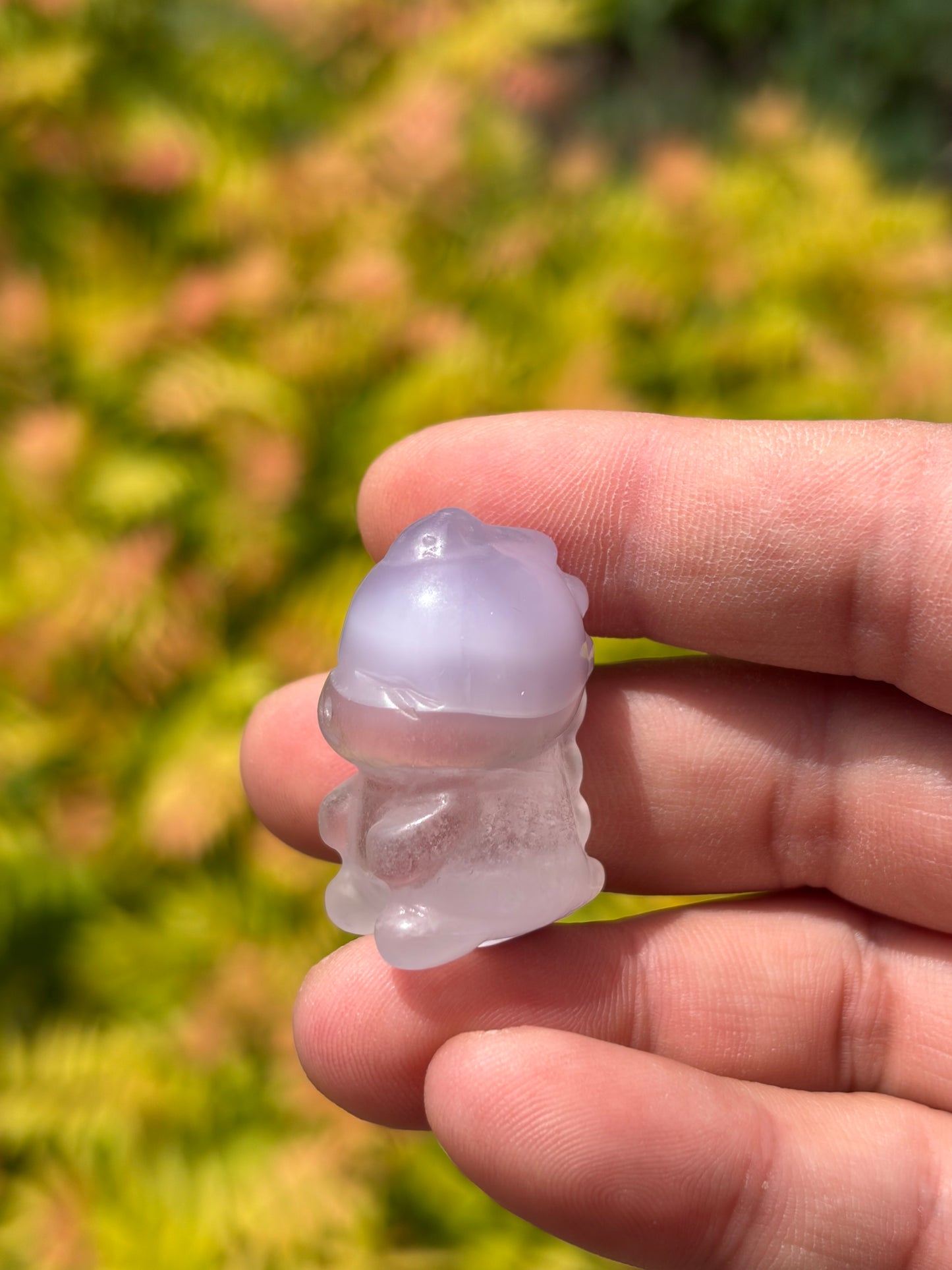 Fluorite Chubby Dino Carving