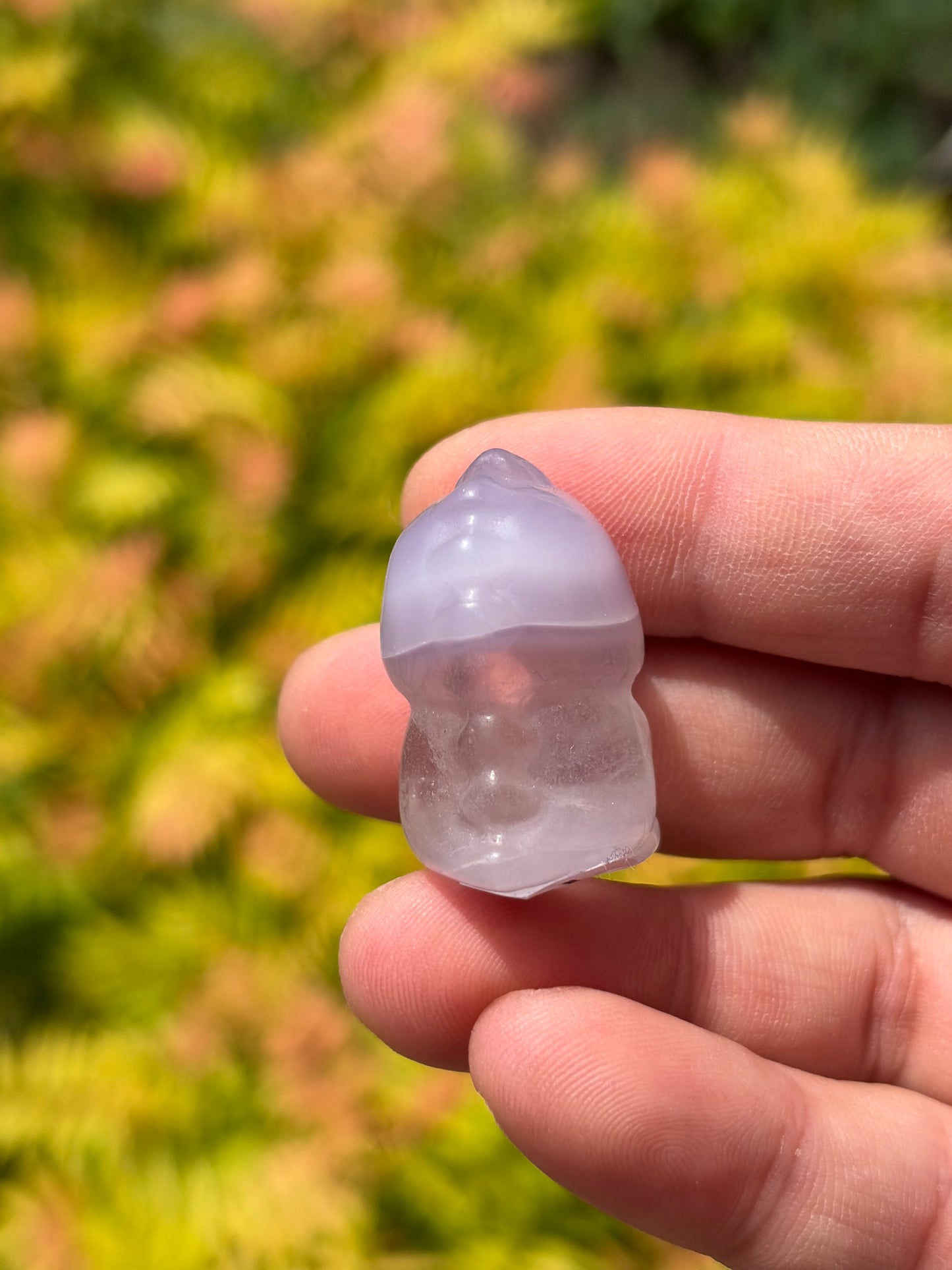 Fluorite Chubby Dino Carving