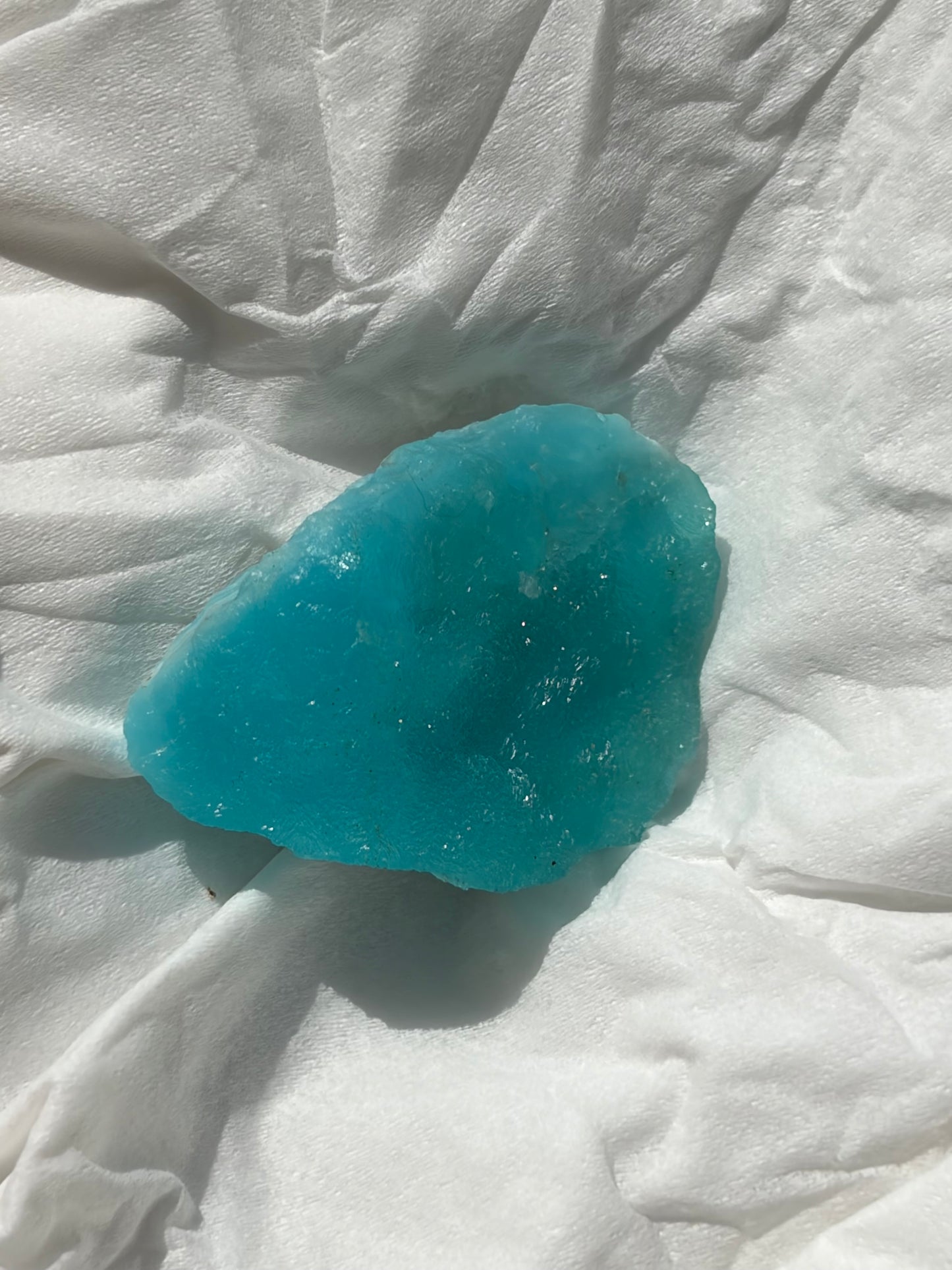 Blue Hemimorphite with Banding from the DR of Congo