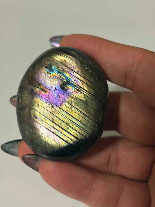 HQ Labradorite Palm Stone - Choose Your Own