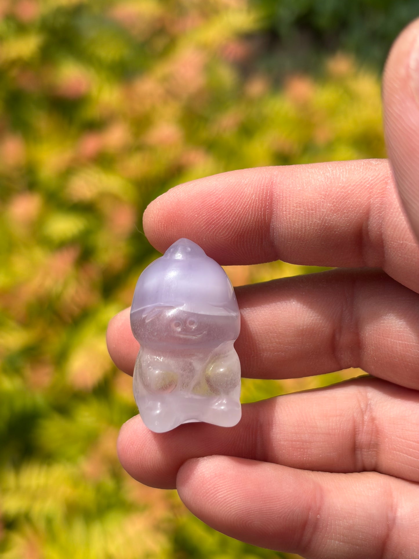 Fluorite Chubby Dino Carving