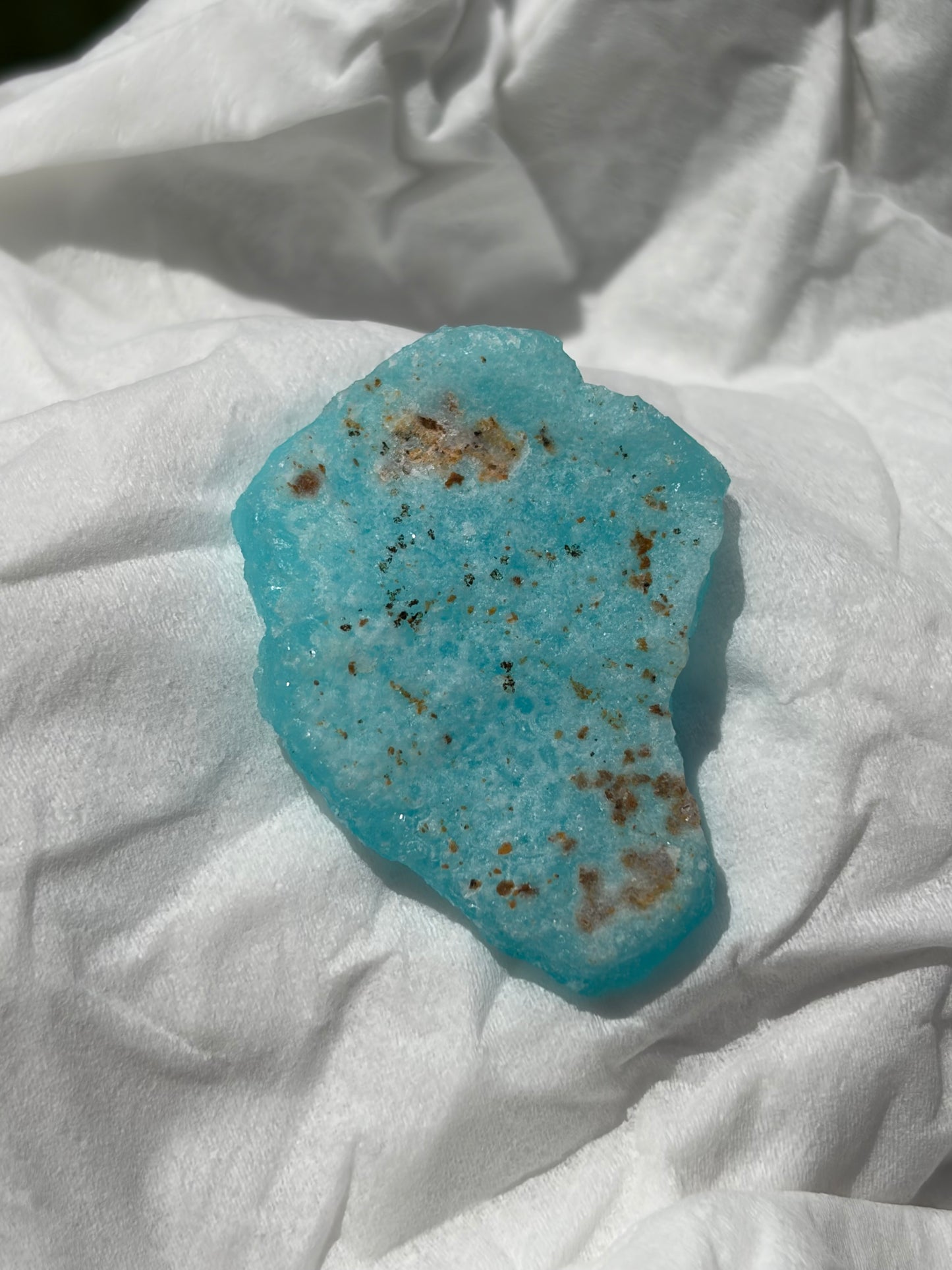 Blue Hemimorphite from the DR of Congo