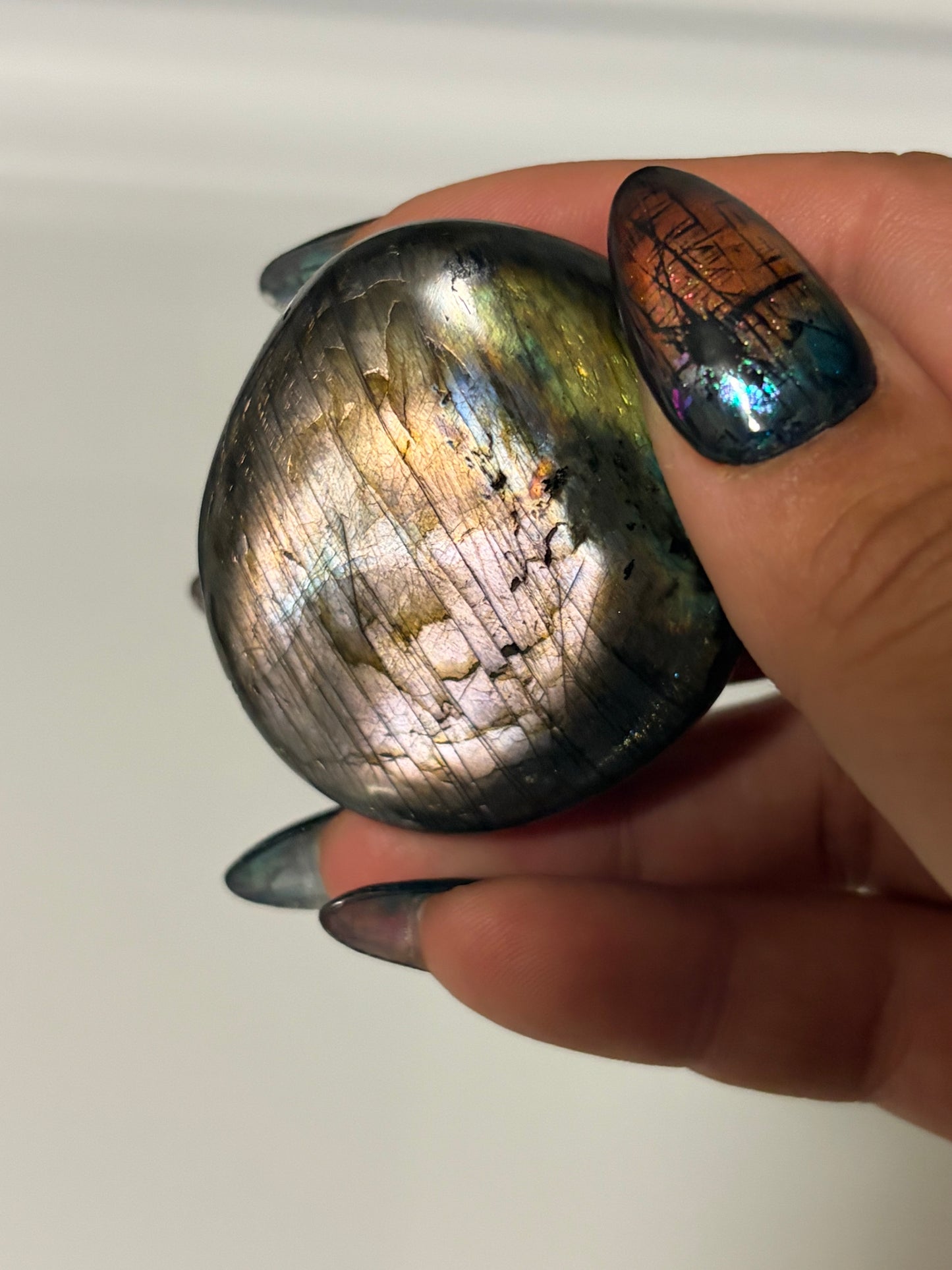 HQ Labradorite Palm Stone - Choose Your Own