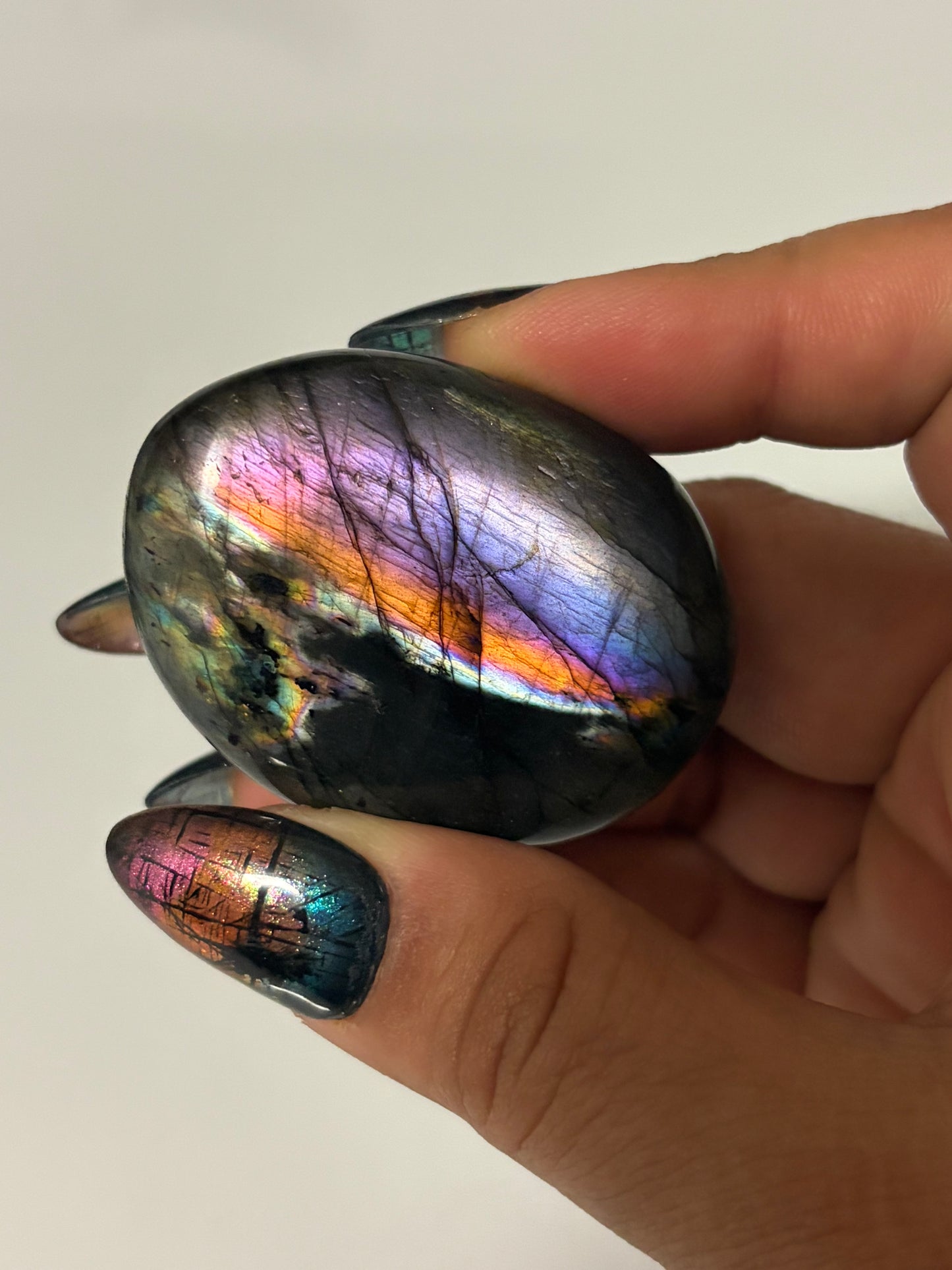 HQ Labradorite Palm Stone - Choose Your Own