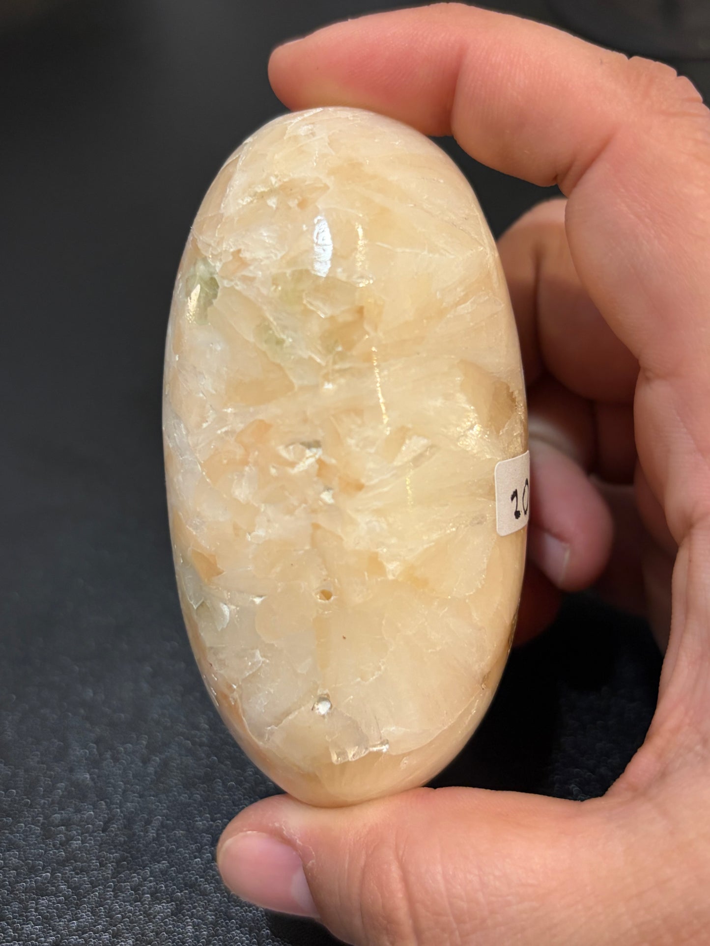 Peach Scolecite Shiva